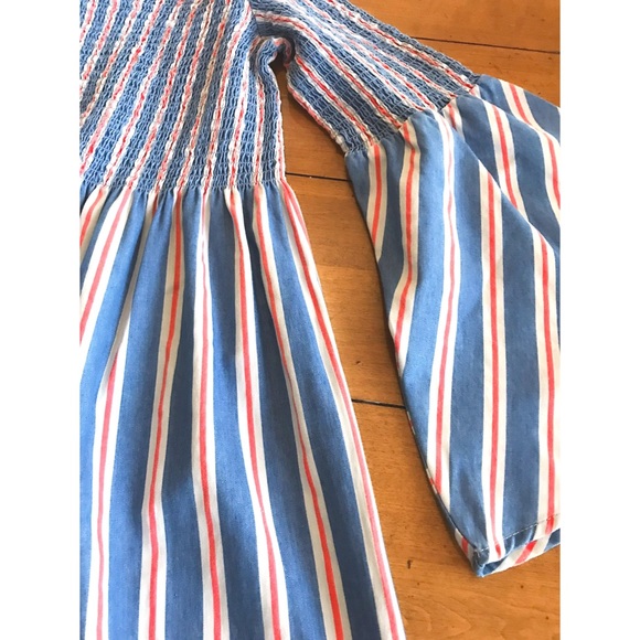 Anthropologie | Smocked Bell Sleeve Dress. - Picture 4 of 4